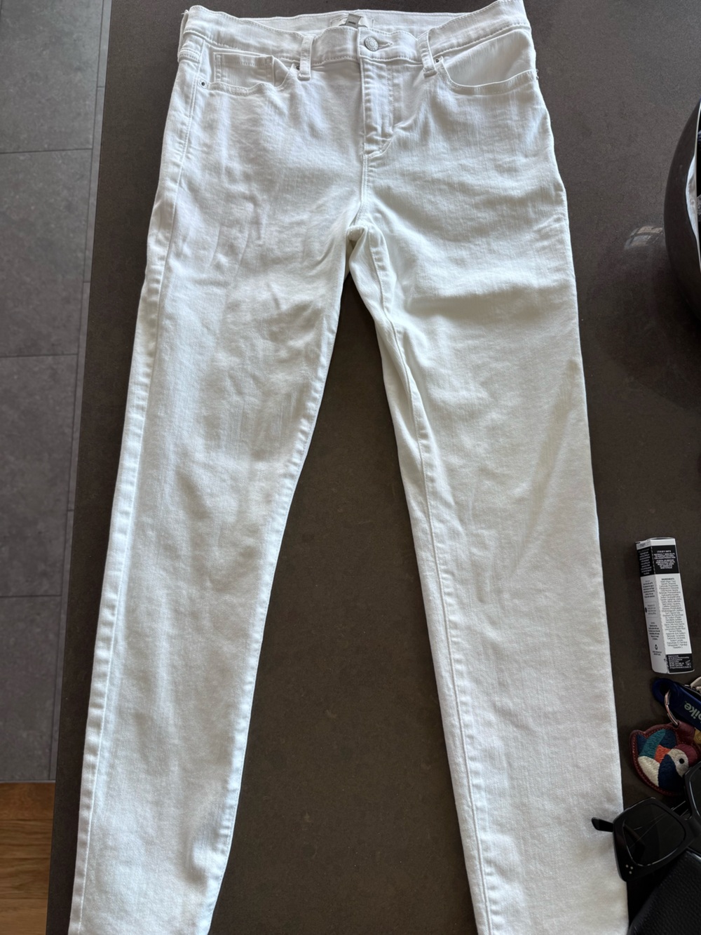 Banana Republic White Skinny Fit Jeans